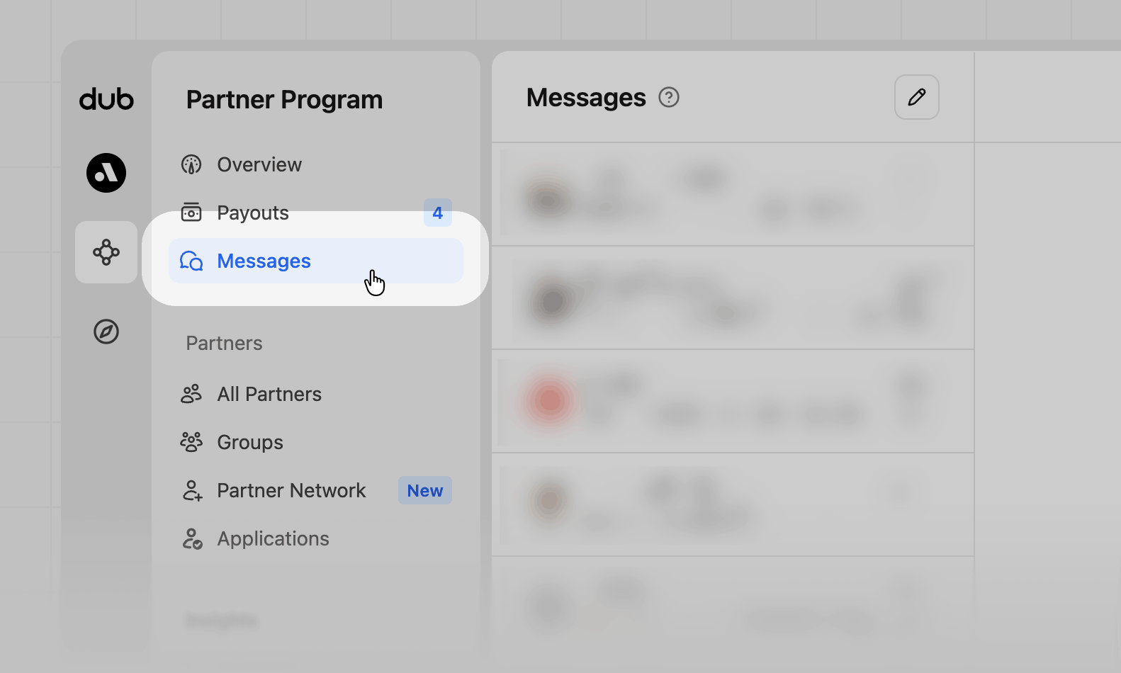 Messages location