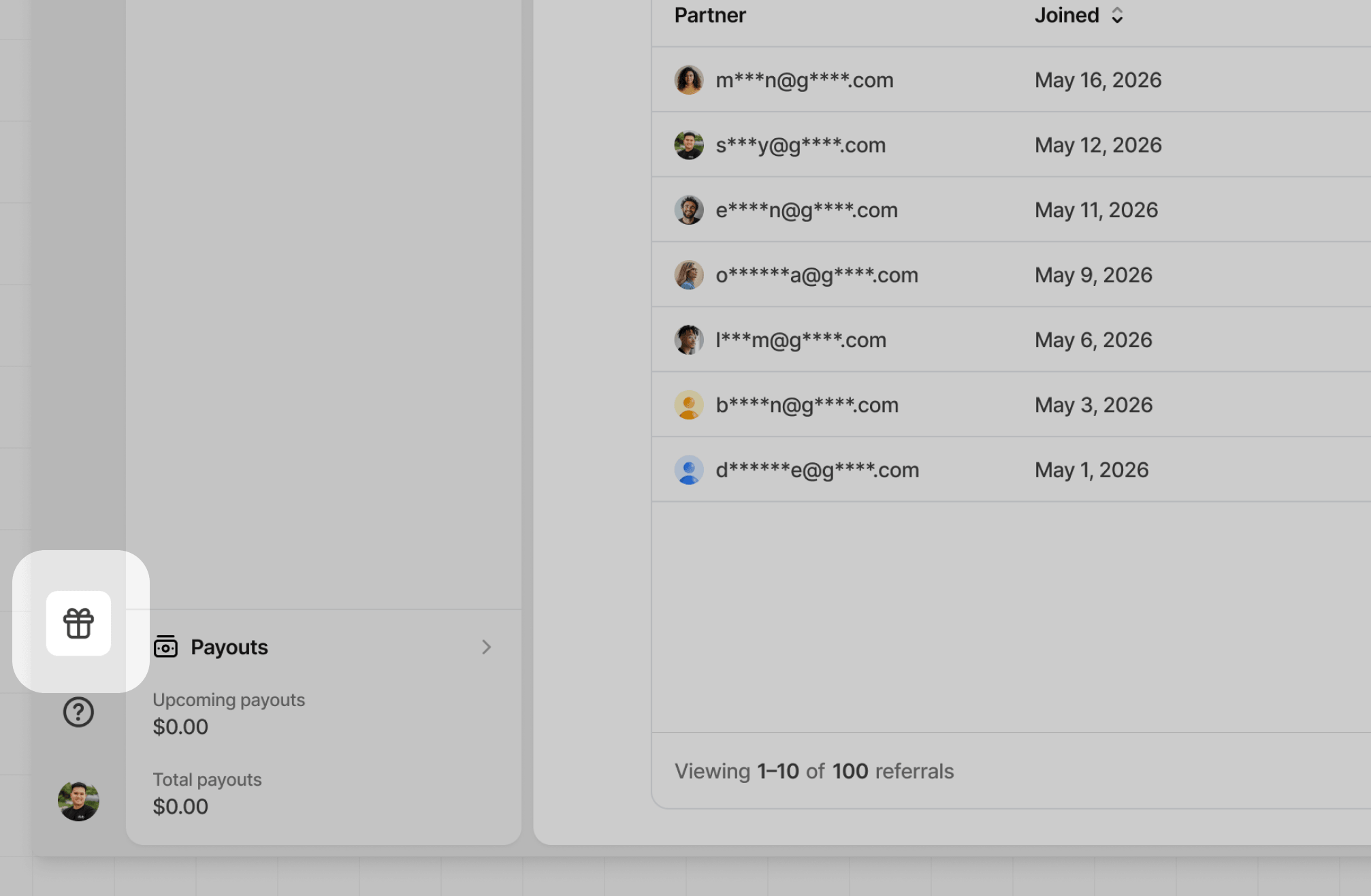 Network referrals navigation