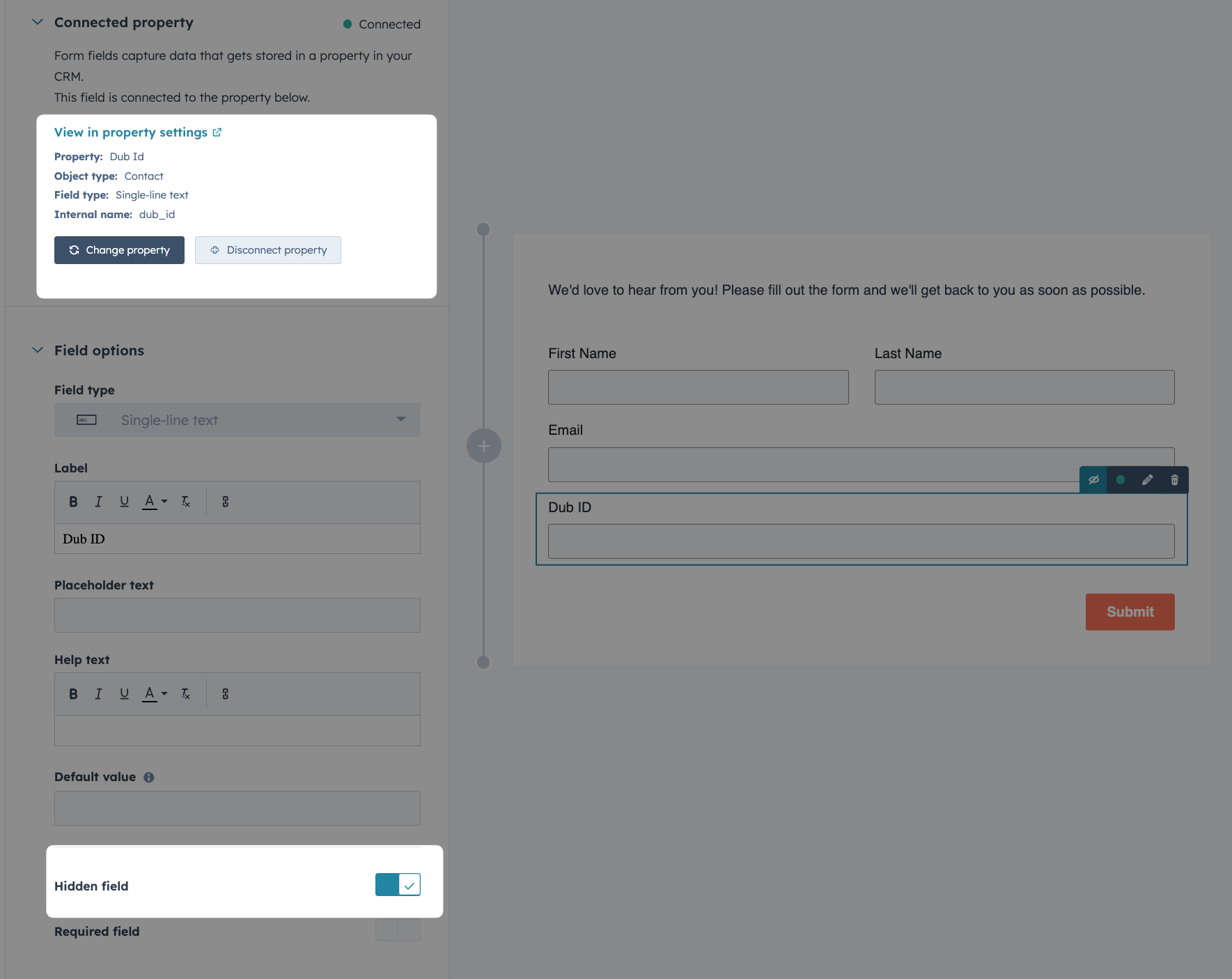 Segment Dub (Actions) Mapping