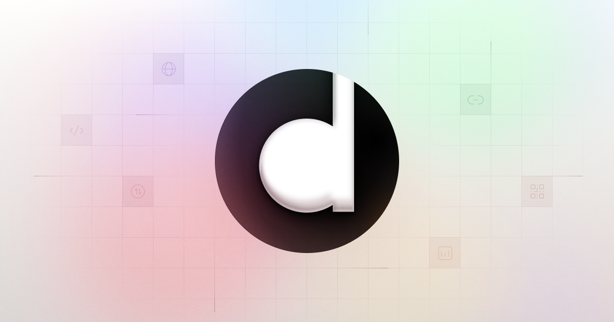Dub Logo on a gradient background