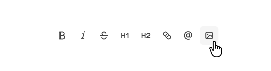 Email image button