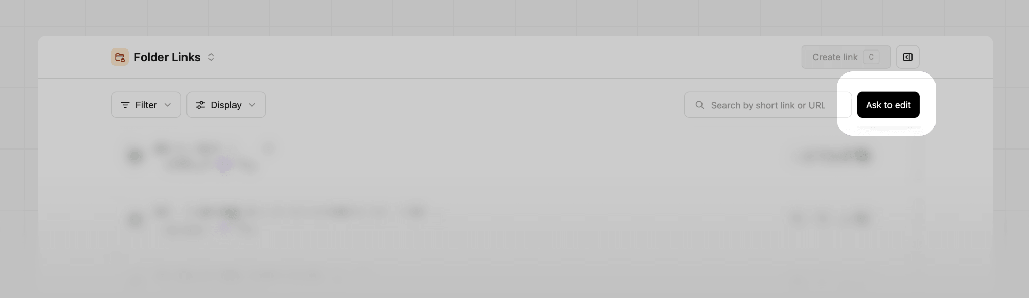 Request edit access folder