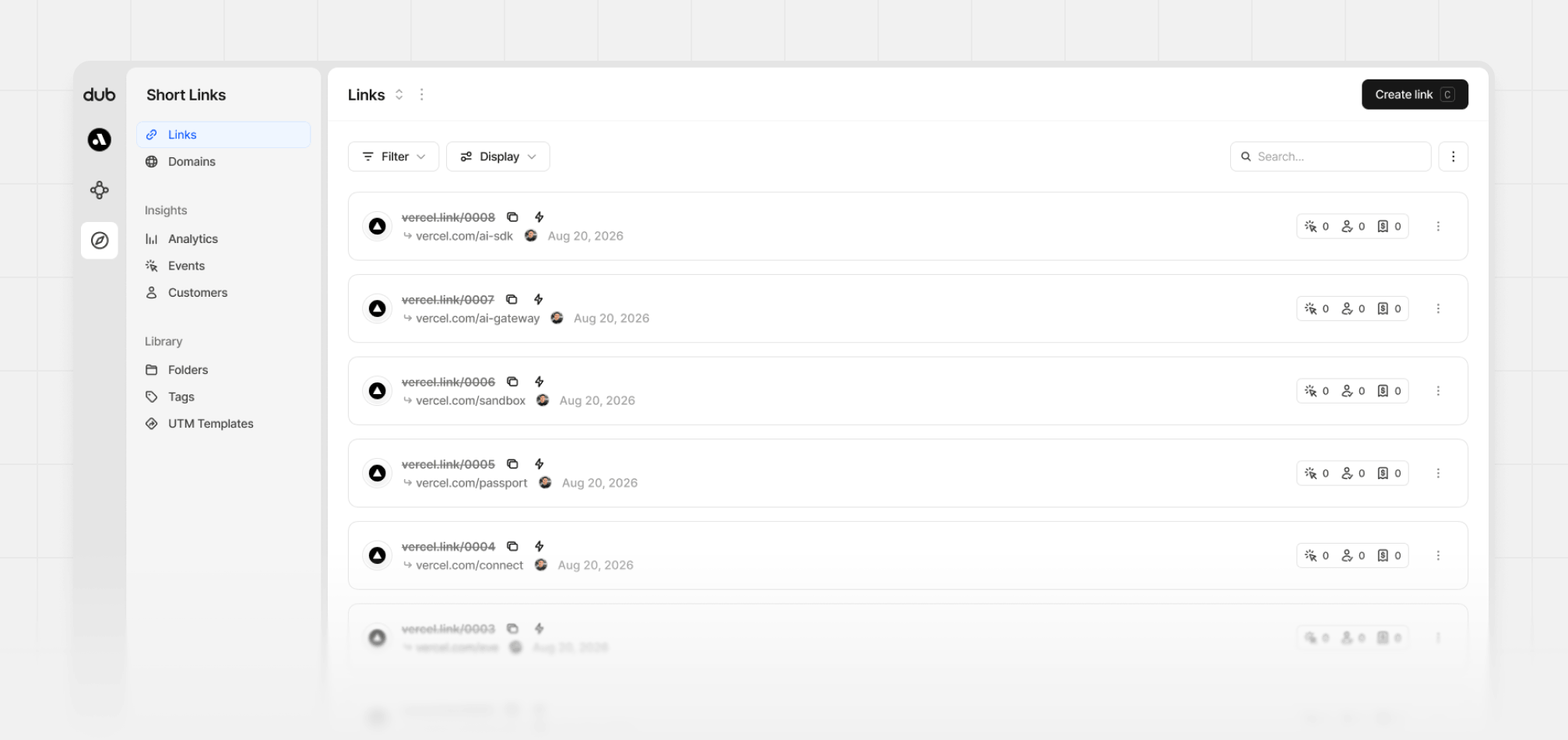 Links imported from Bitly