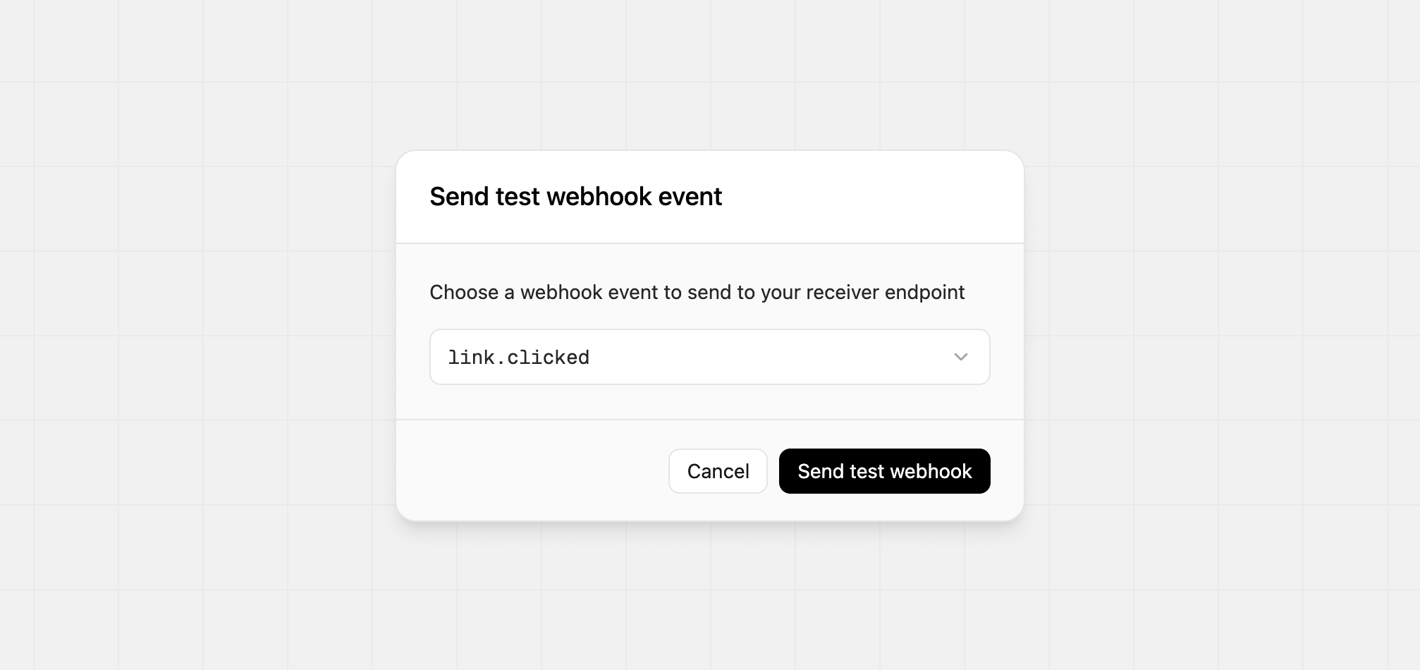 Send Test Webhook