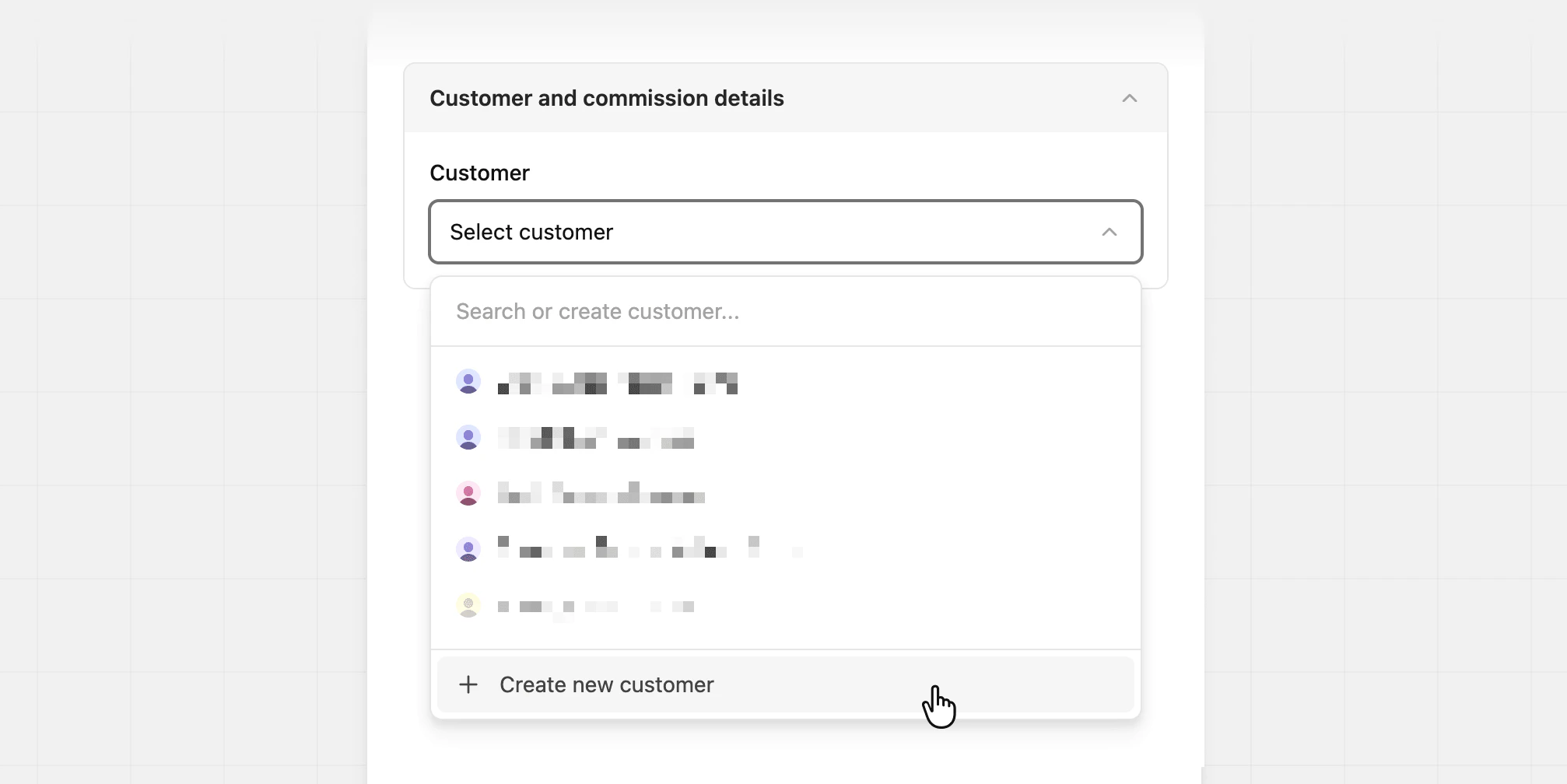 Create new customer location
