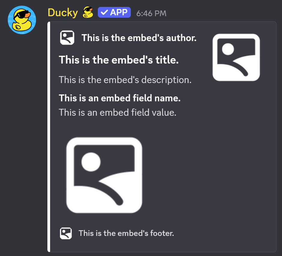Embed Editor - Ducky