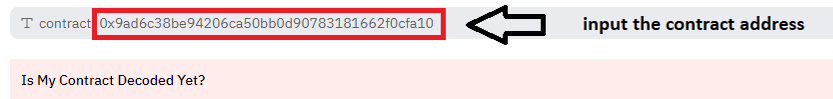 check if contract is decoded