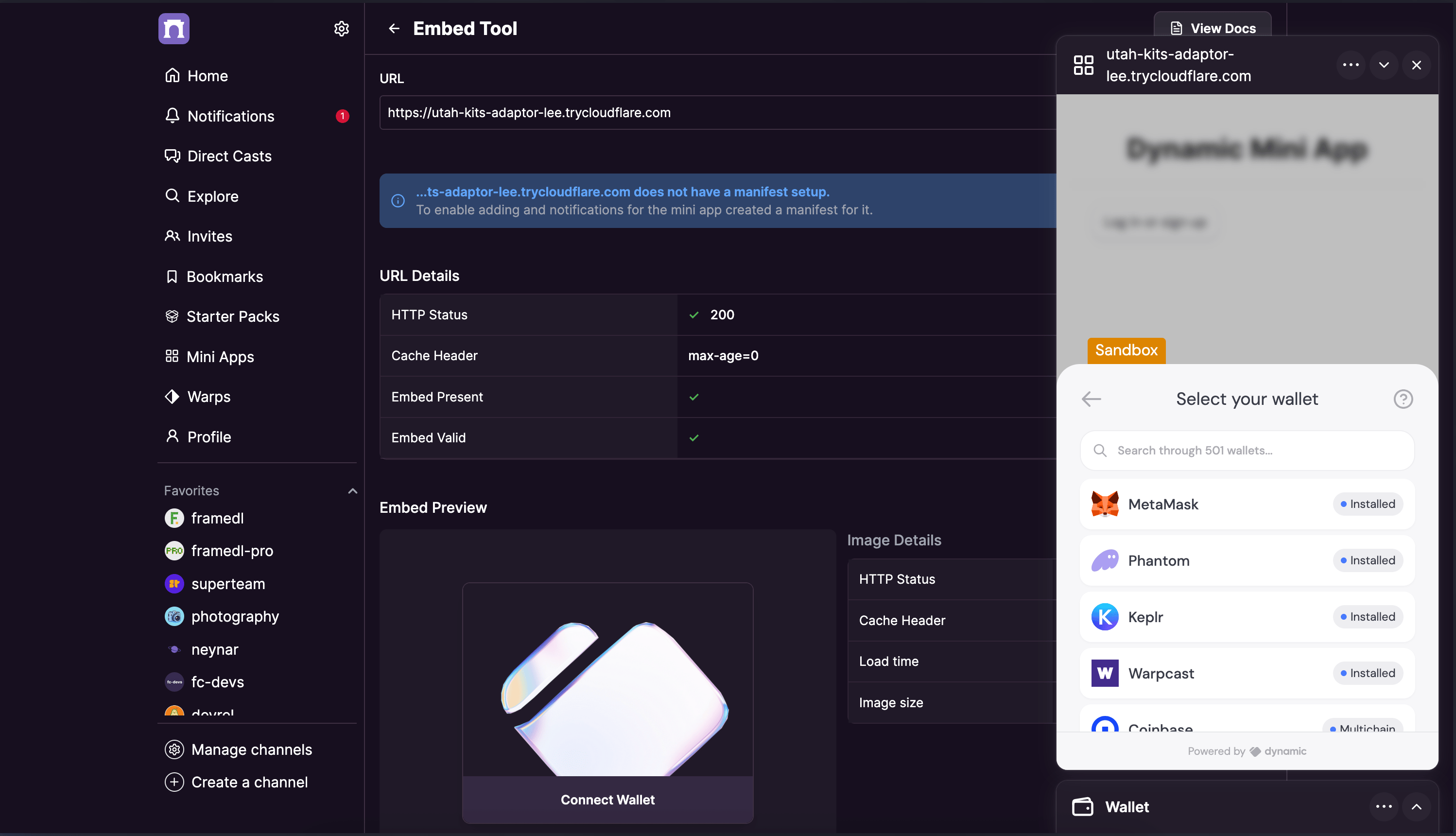 Farcaster Embed tool