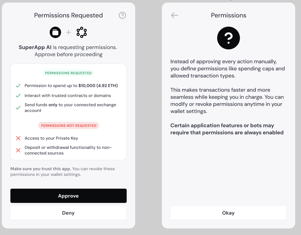 User Permission Prompt