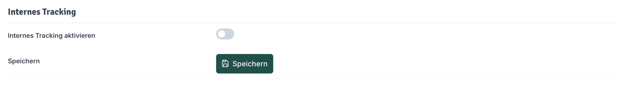 Internes Tracking