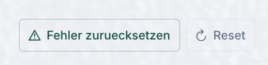 Fehler zurücksetzen / Reset
