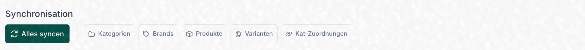 Katalog Synchronisation