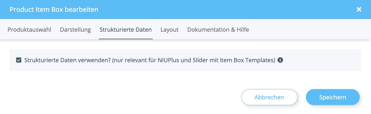 Strukturierte Daten