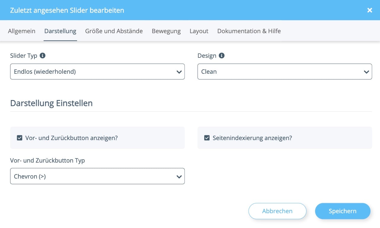 Darstellung