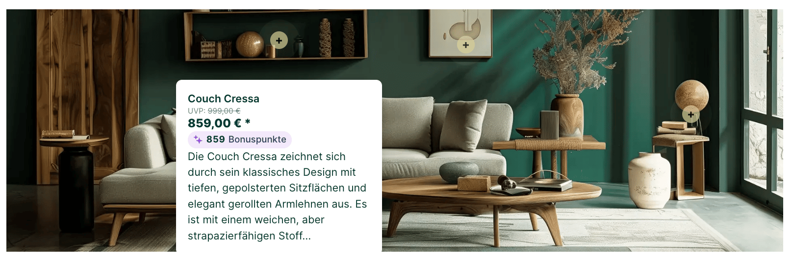 Popup Nur Text mit Kurzbeschreibung