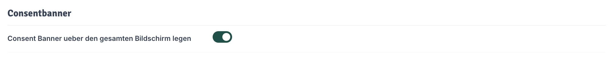 Consentbanner