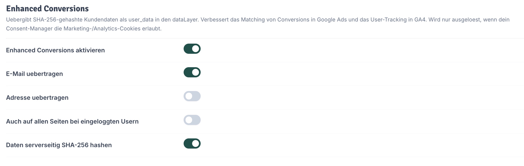 Enhanced Conversions