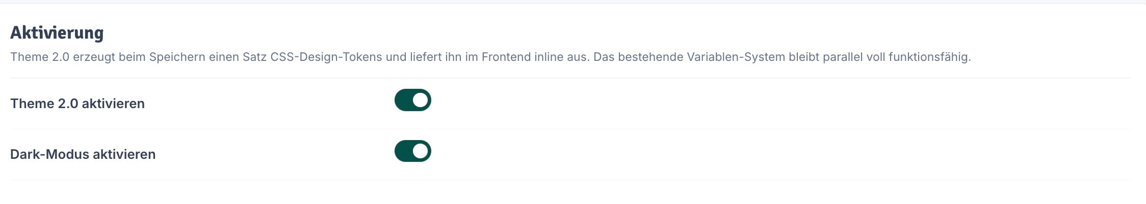 Aktivierung