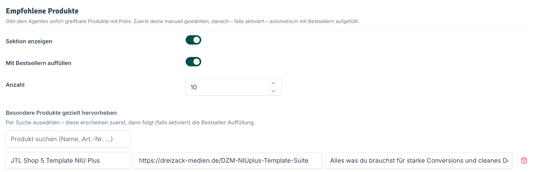 Empfohlene Produkte