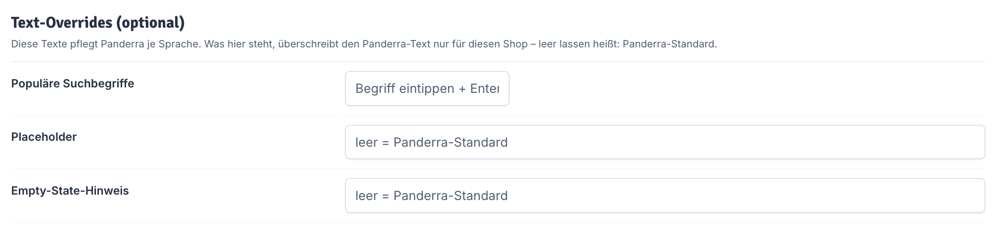 Text-Overrides