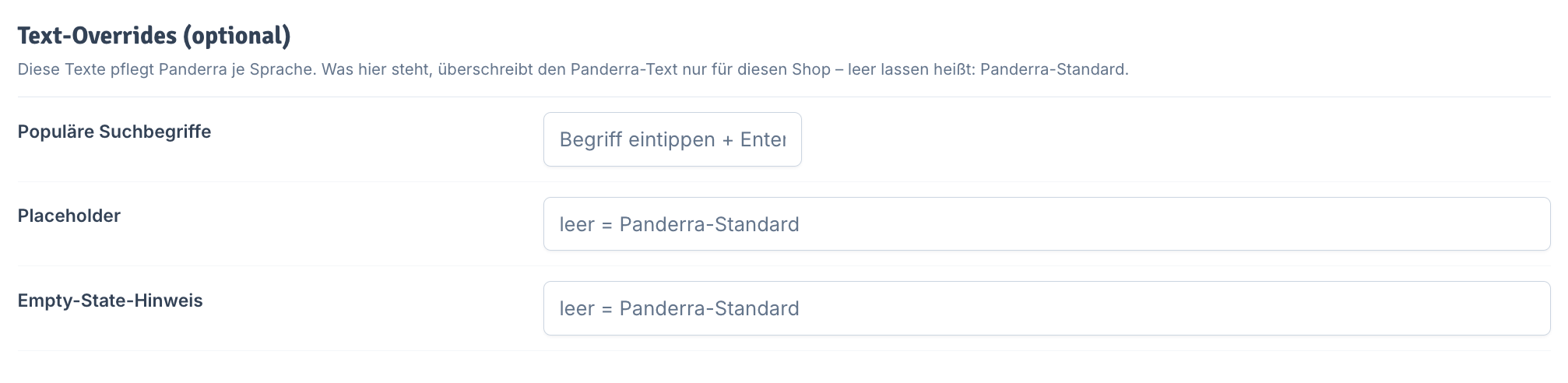 Text-Overrides