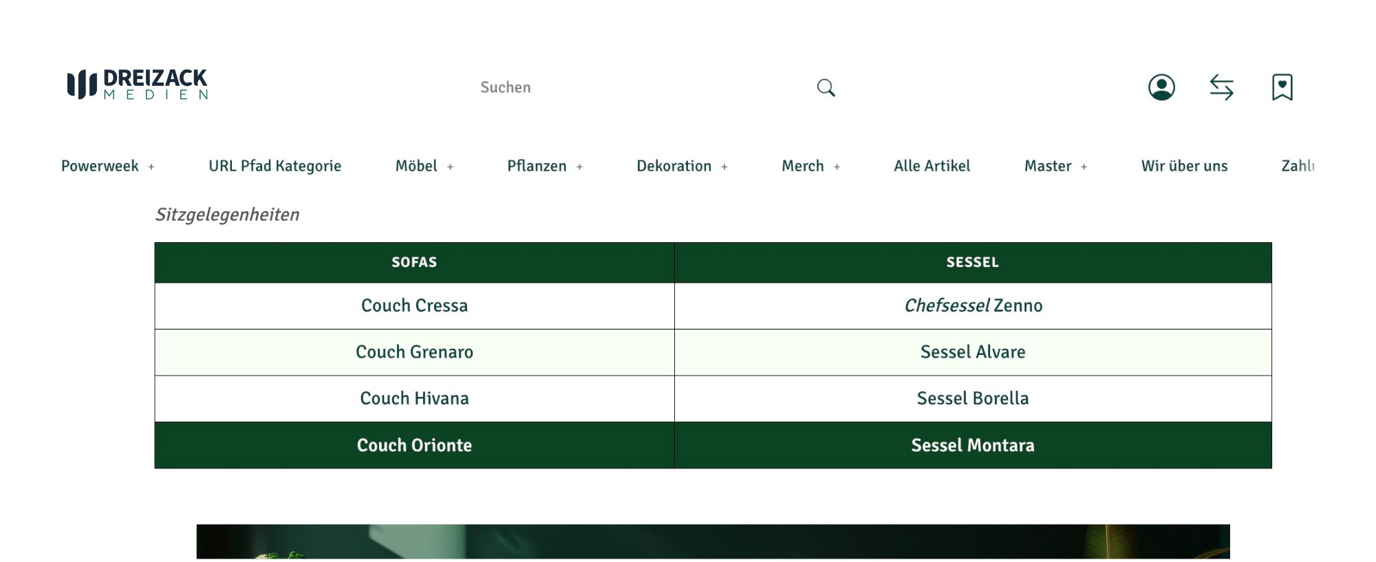 Tabelle mit Footer