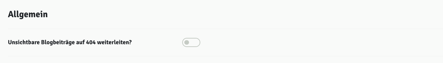 Blog Allgemein