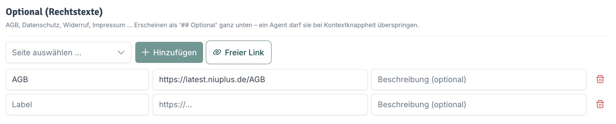 Optional (Rechtstexte)