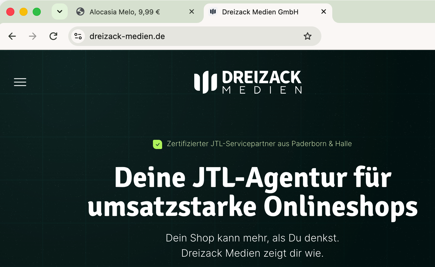 Ursprünglicher Tab-Titel