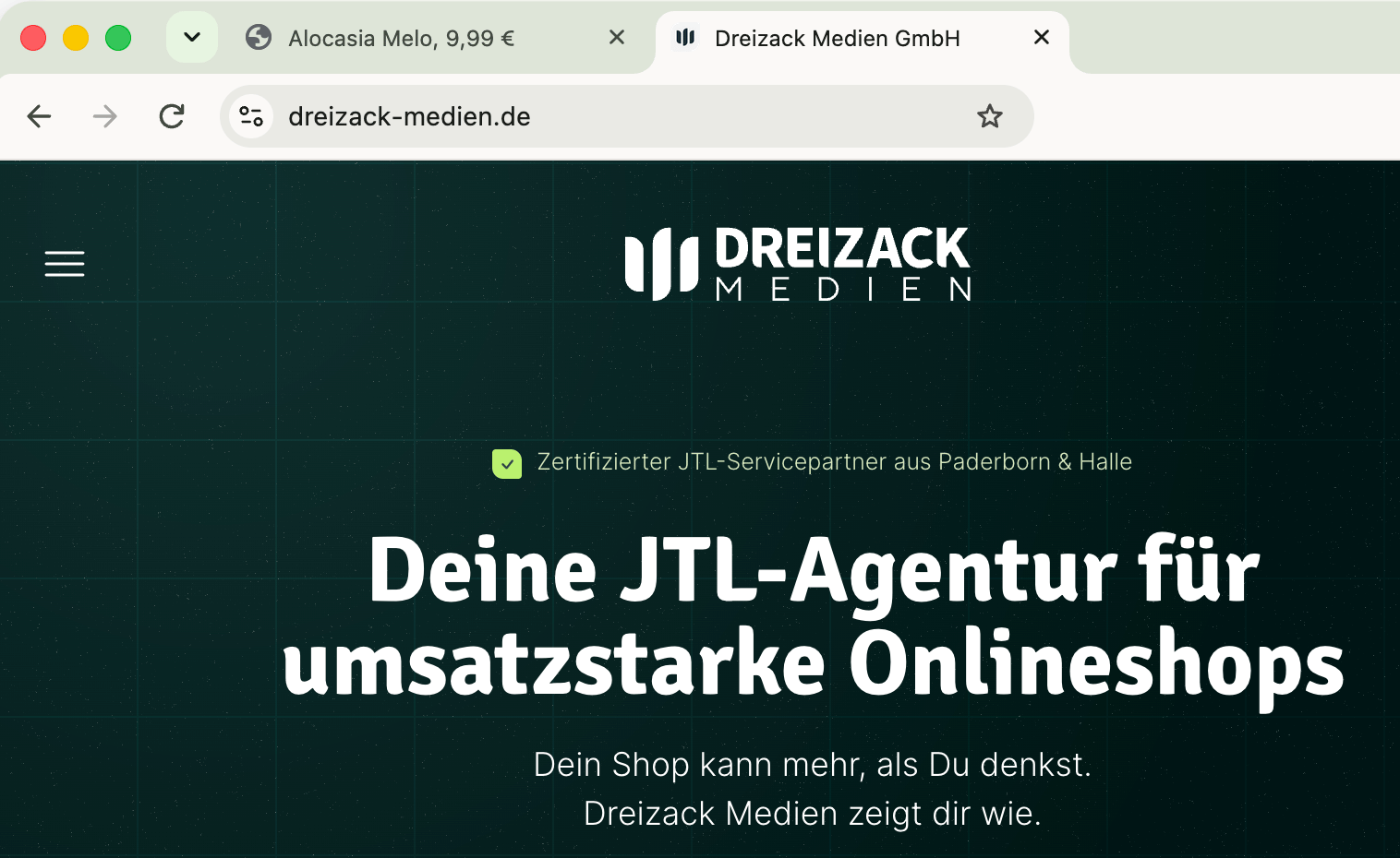 Ursprünglicher Tab-Titel