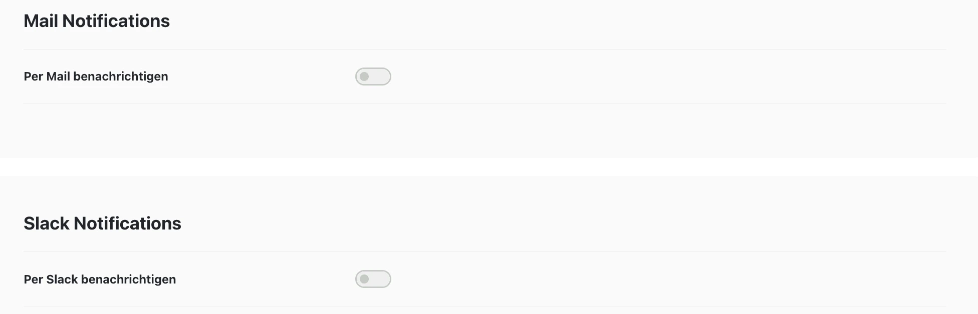 Notifications
