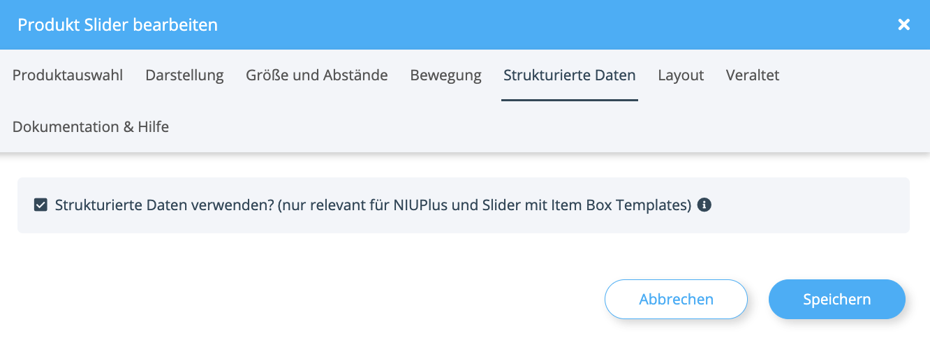Strukturierte Daten