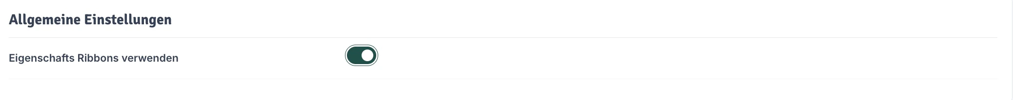 Allgemeine Einstellungen