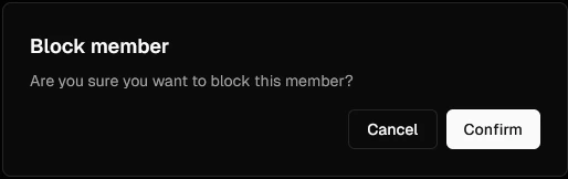 Confirm Block