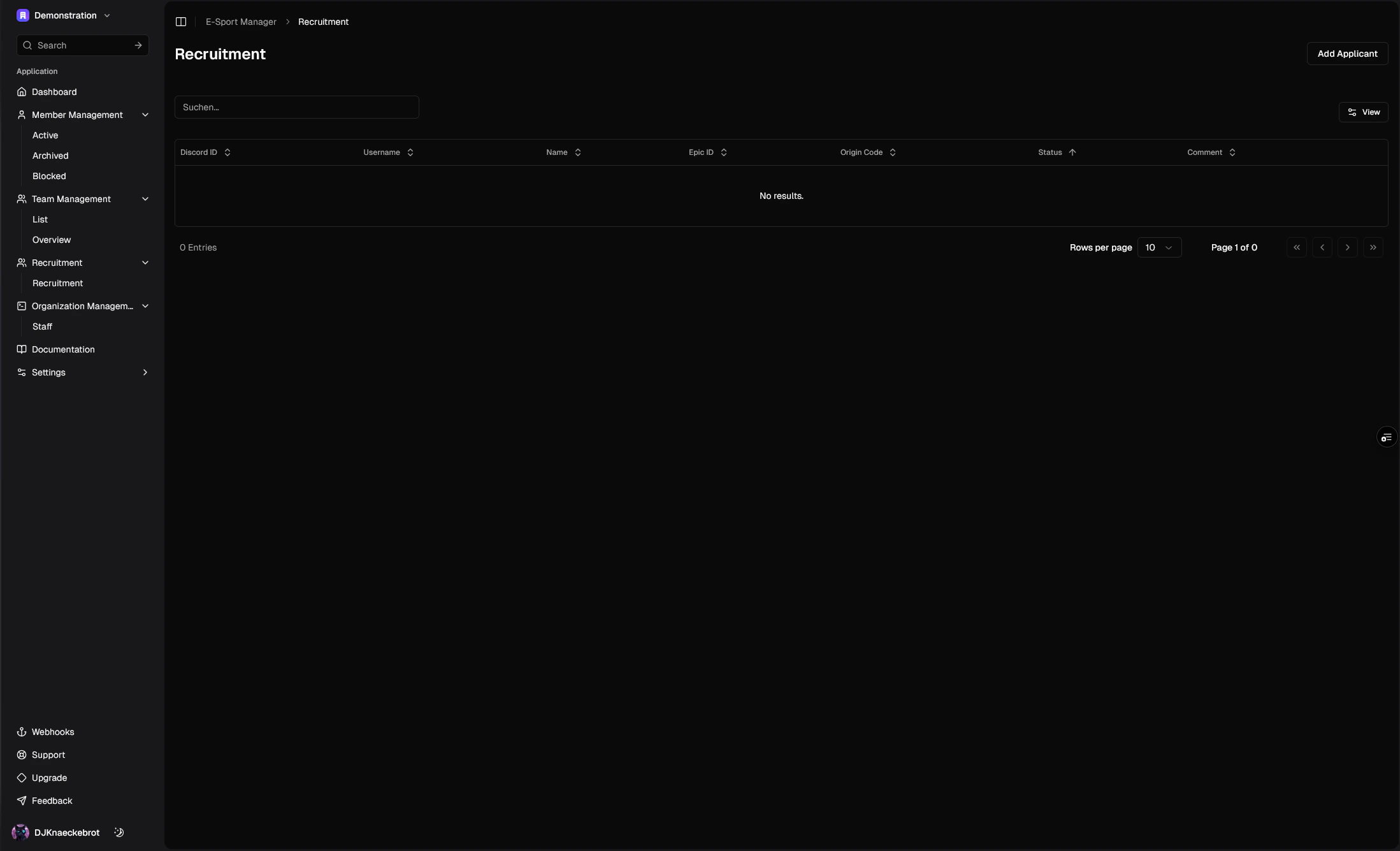 Recruitment Overview