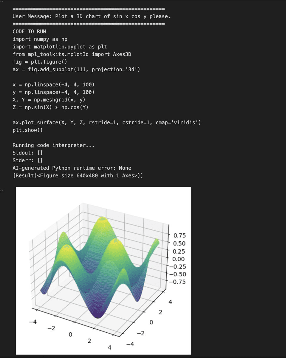 Example: Firefunction-v2 with code interpreter