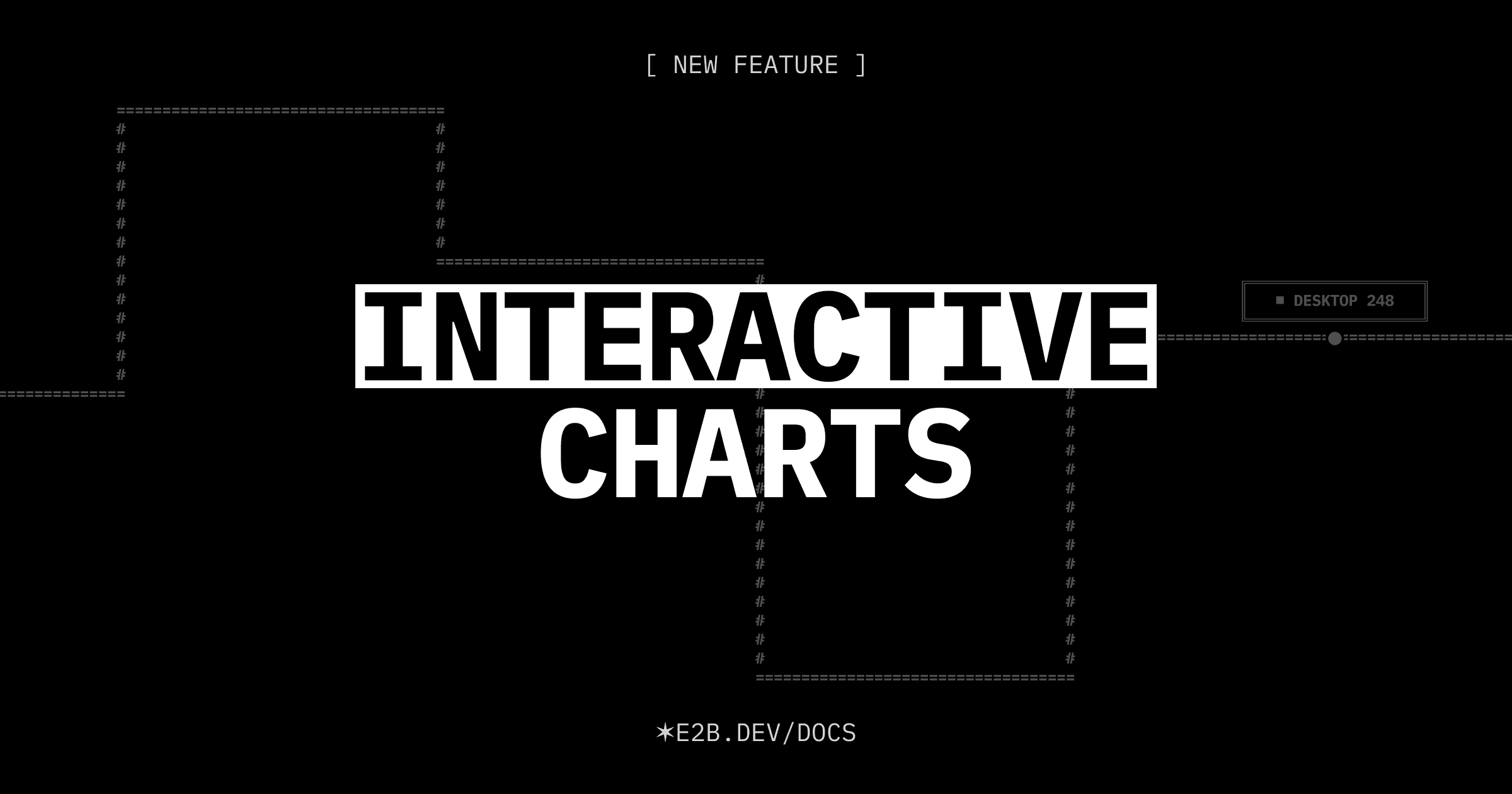 Support for interactive charts