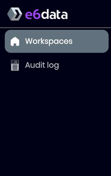 Audit logs option in the left navigation panel
