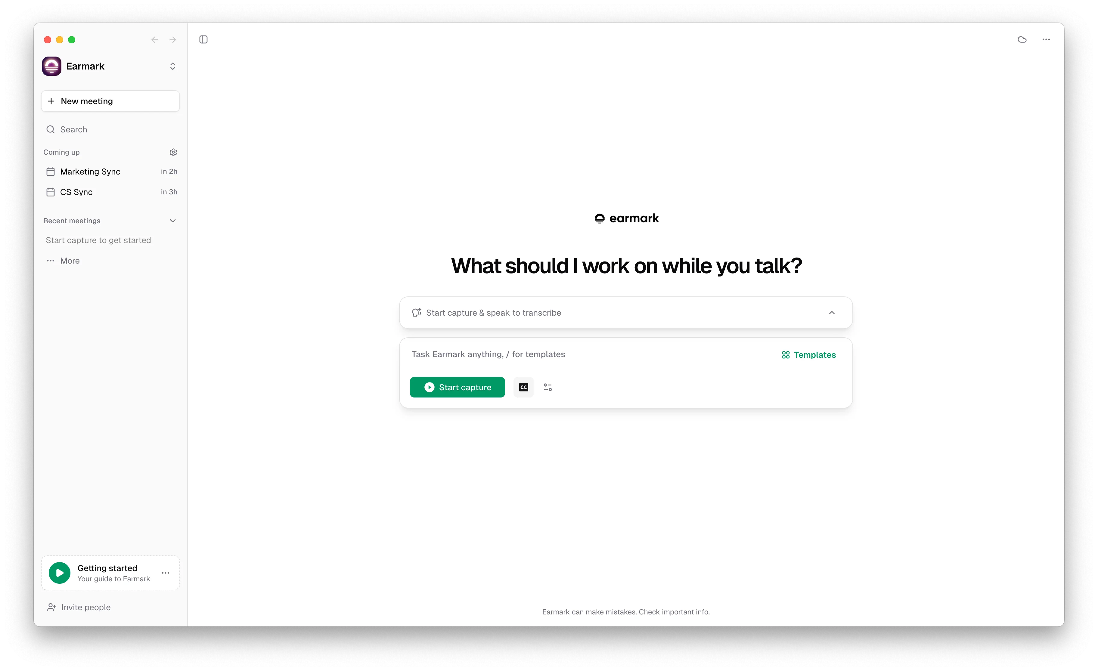 Refreshed Earmark interface showing updated buttons, cards, and dialog styling with improved contrast.