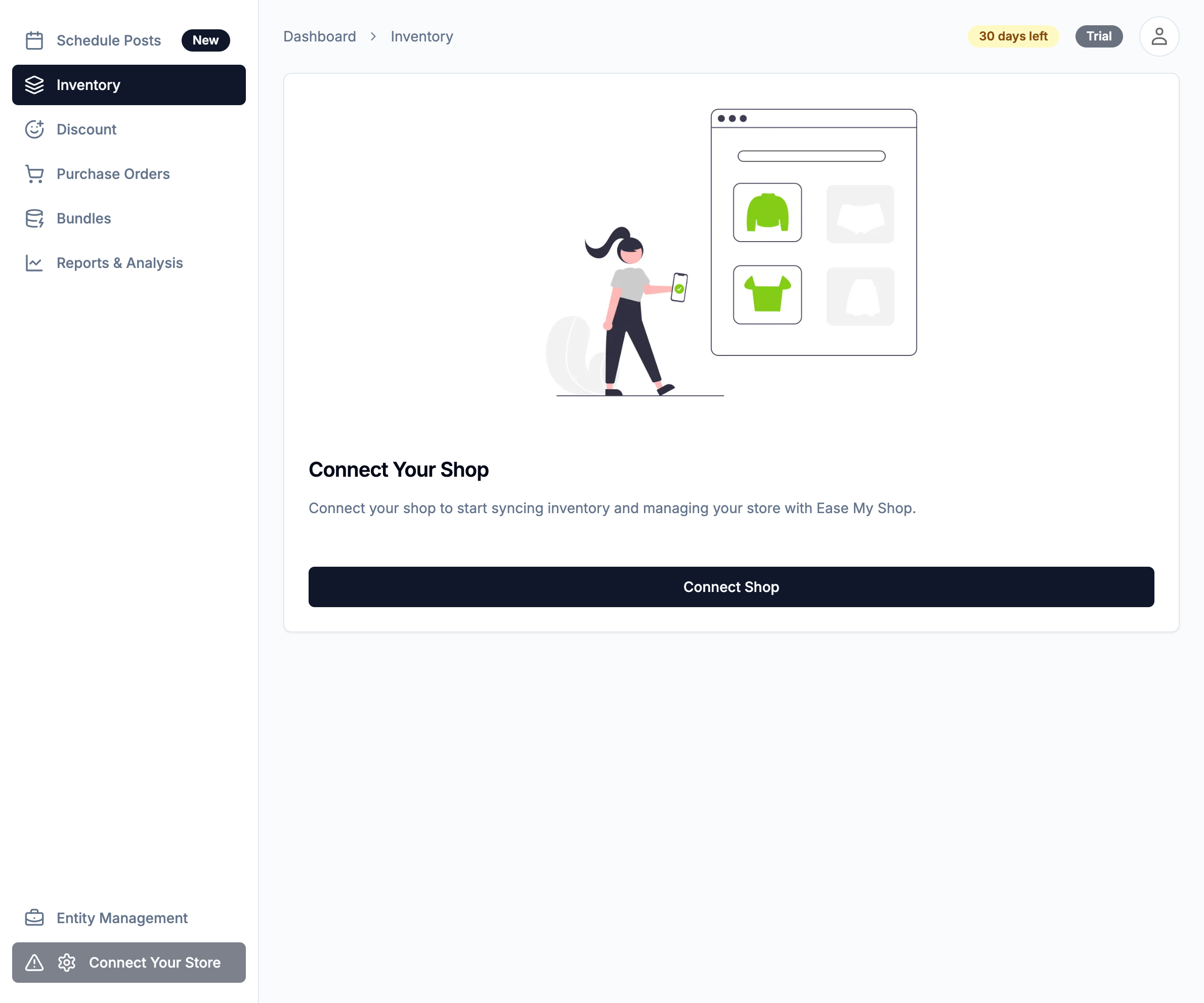 EaseMyShop Dashboard
