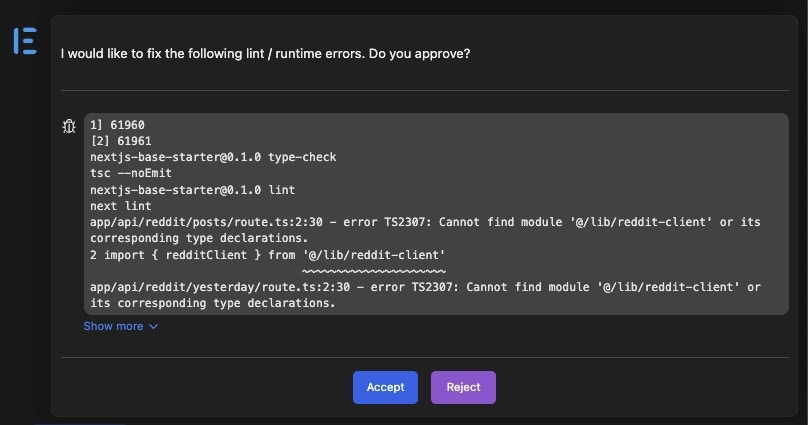 Compile Error Screenshot
