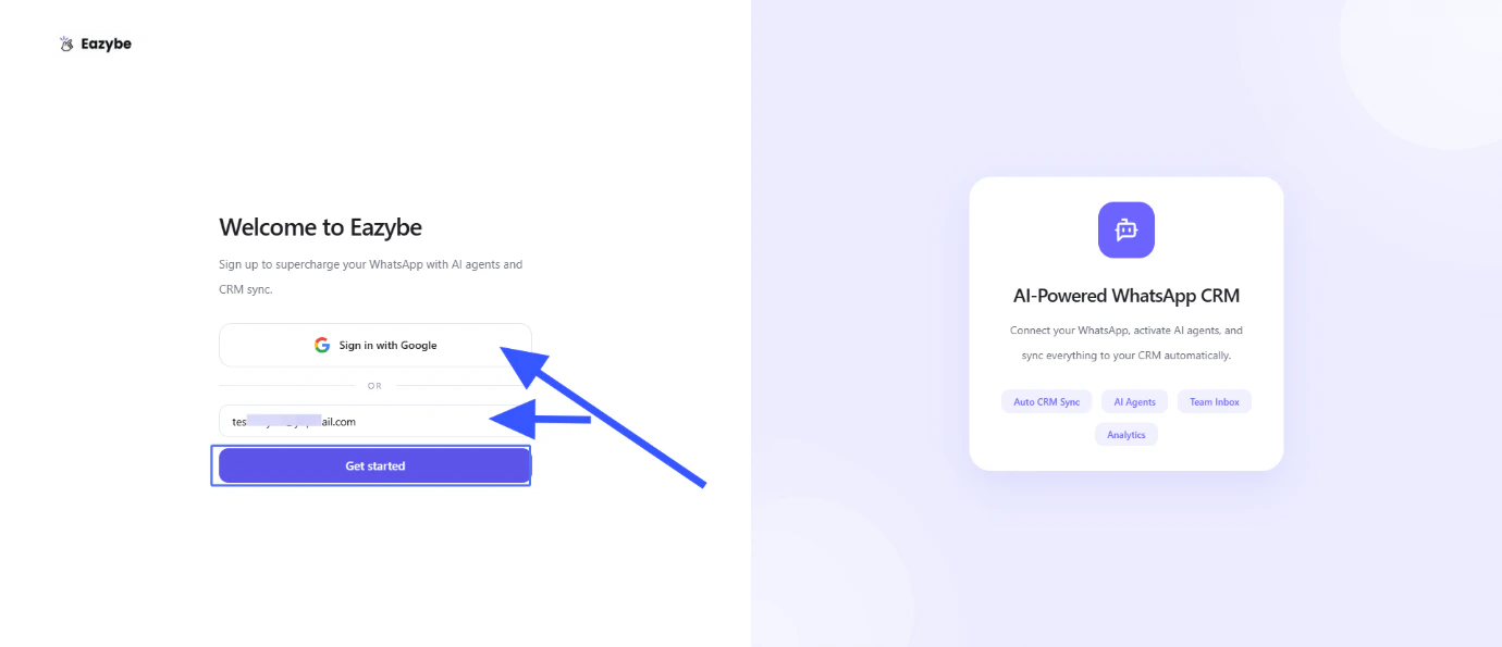 Email Entry