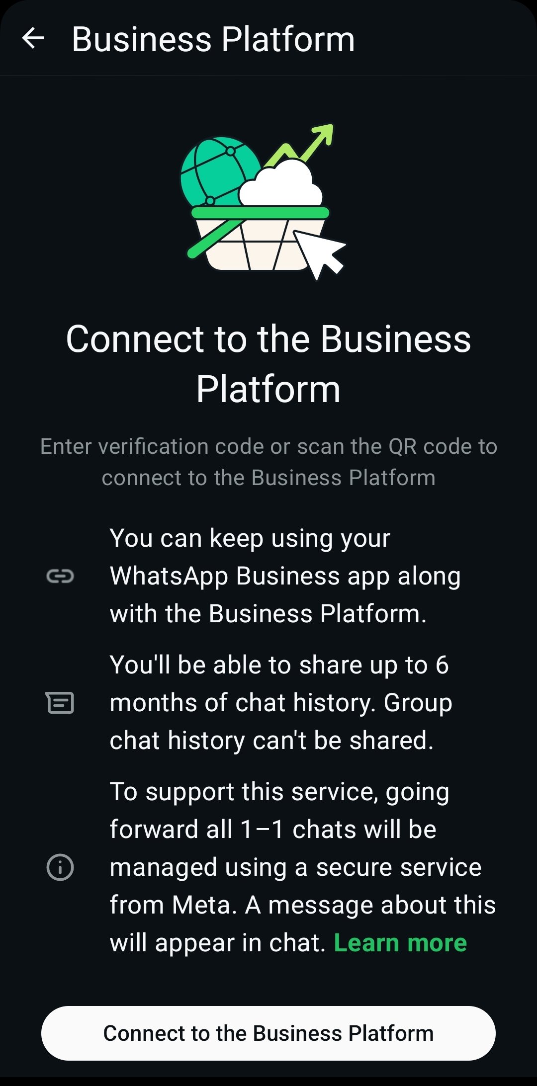 Conecte à plataforma comercial pelo celular