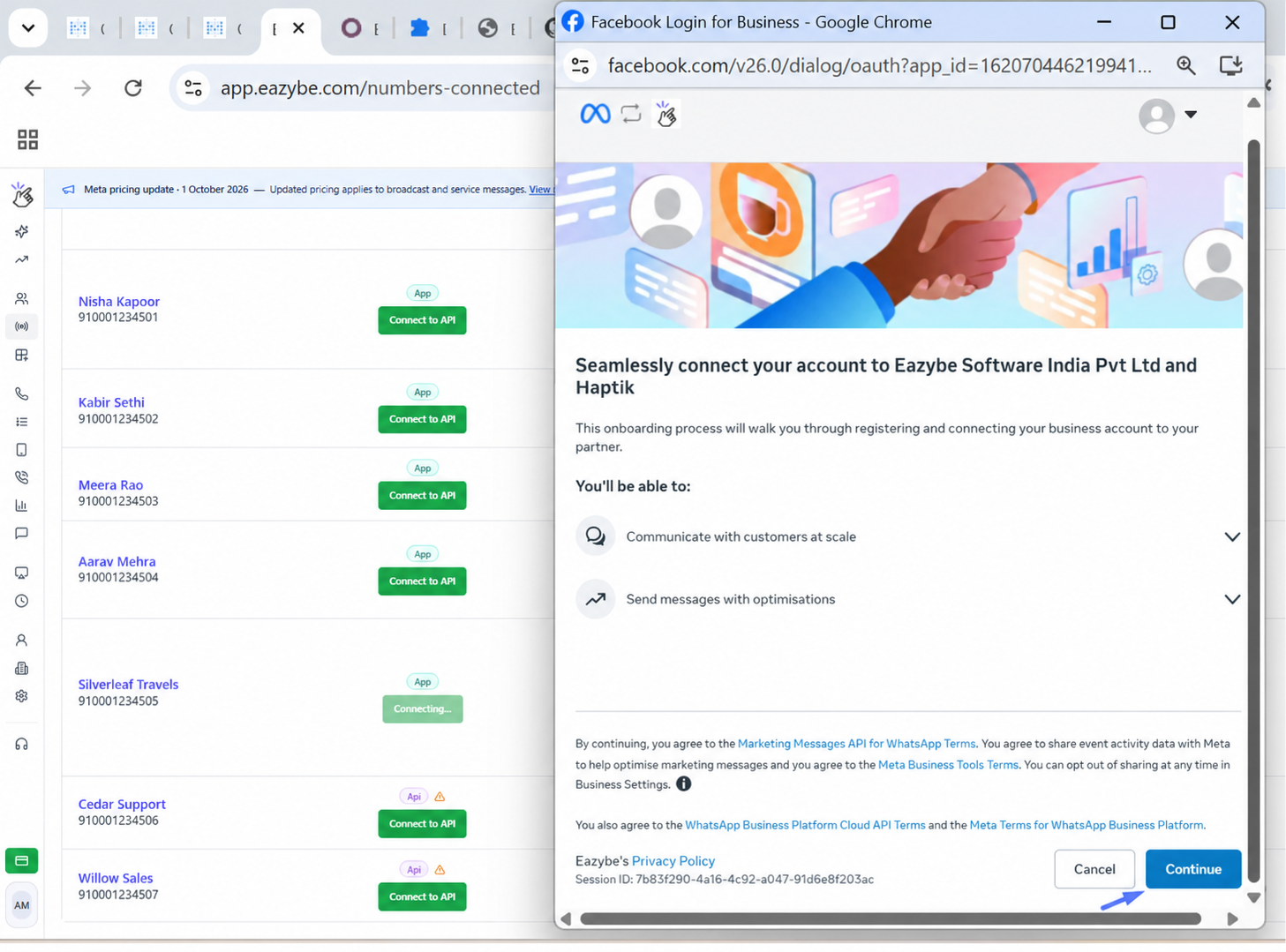 Continue with Facebook Login for Business