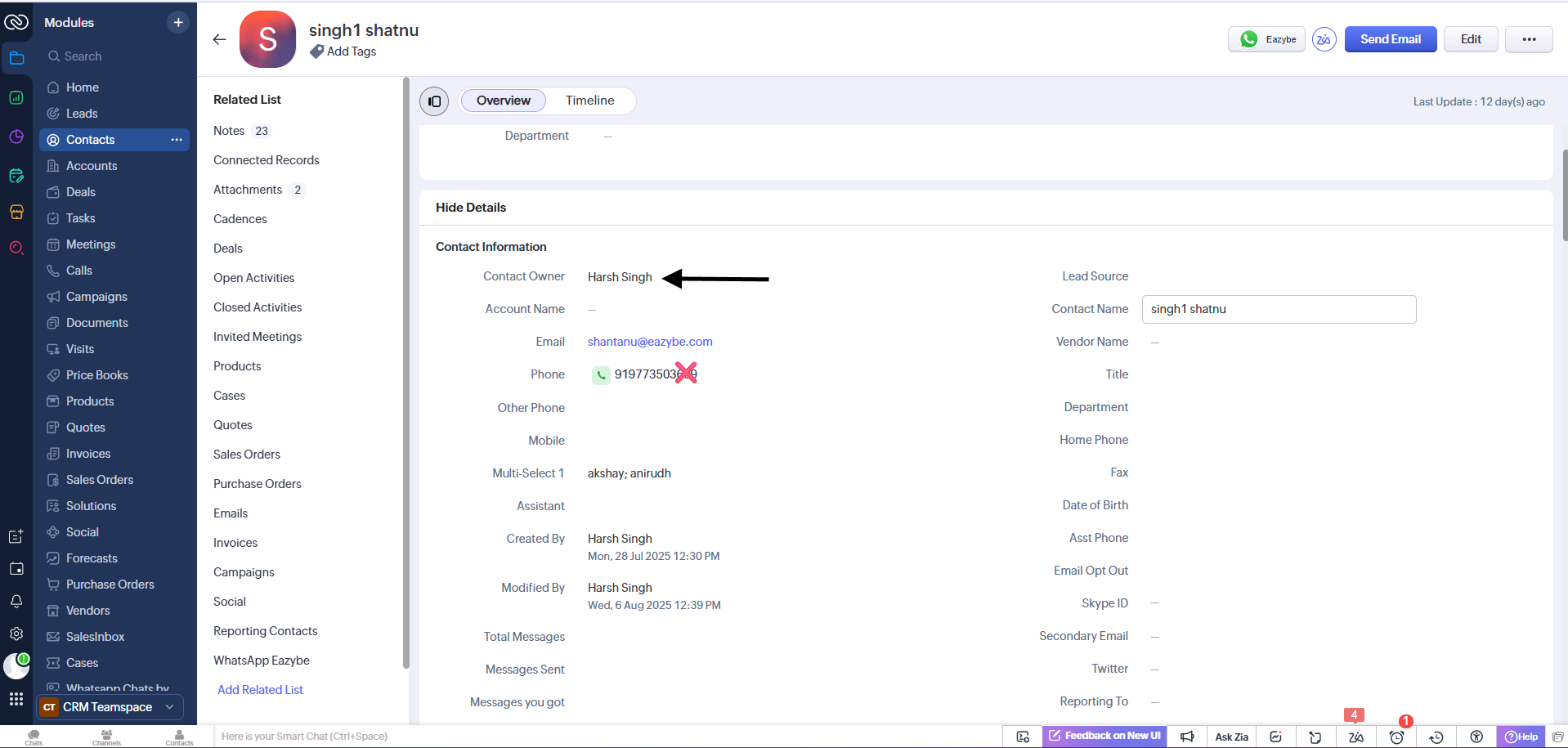 Message Sender Configuration