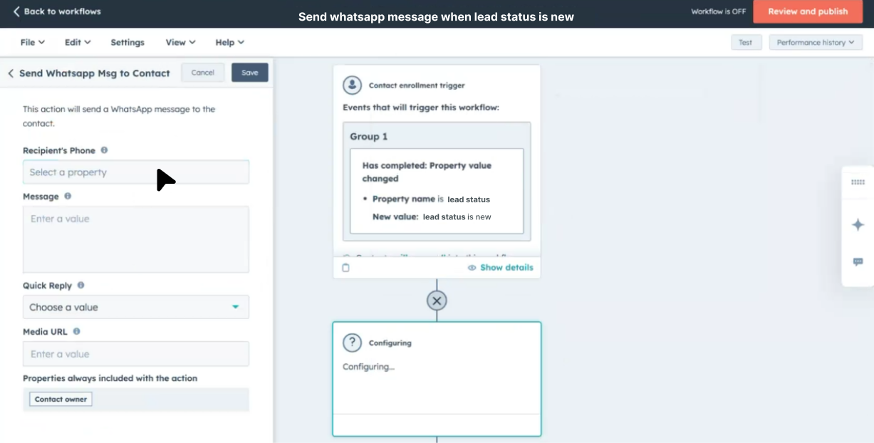 Review and Publish Workflow