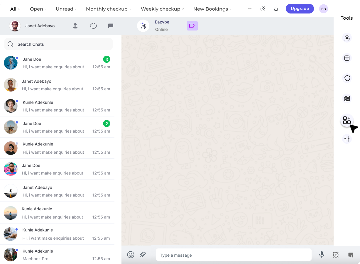 EazyBe Integrations Button