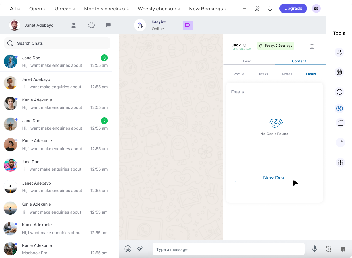 Clique no Ícone do Zoho