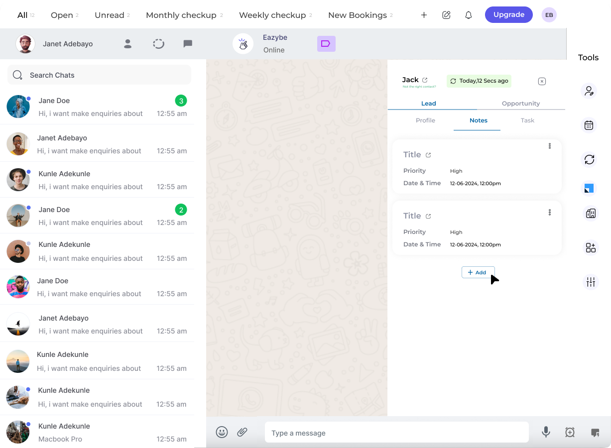 Multiple tasks example