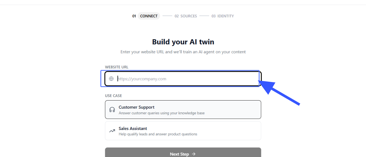 Opções de adicionar fonte de conhecimento